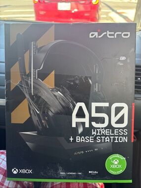 Astro A50 Wireless Over-Ear Headphones with Base Station — Black